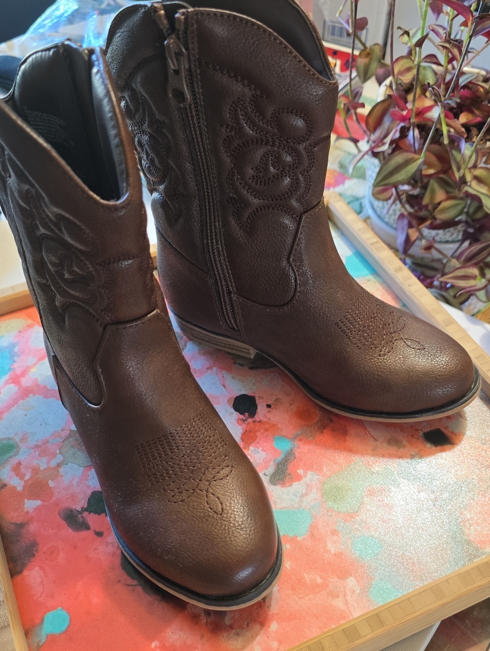 Cat And Jack Girl's Western Boots